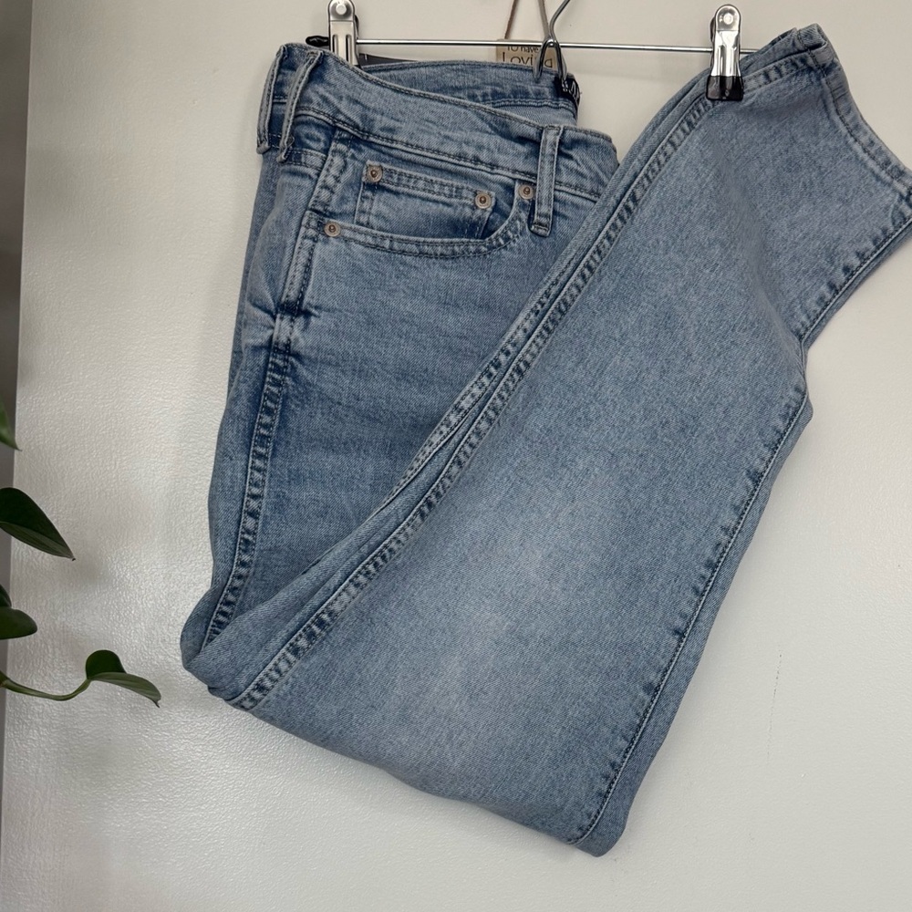 GAP Light Blue Stretchy Straight Leg Jeans NWT Size 10/30 - Picture 7 of 7